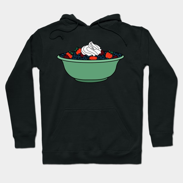 Berries and cream Hoodie by mollykay26